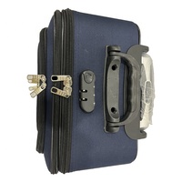 Ensemble de 3 valises de voyage à roulettes en nylon imperméable, 4 roues, unisexe, vente en gros à prix réduit