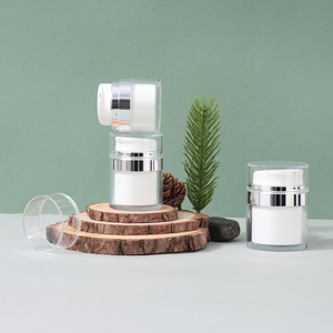 Pot à crème sans air personnalisable, étanche à la lumière et aux fuites, pour lotion, masque facial, idéal pour les voyages, conteneur à pompe sous vide haut de gamme - Product Image 1