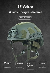 SF High-Cut Capacete Tático à Prova de Explosão Fast Wendy Suspensão Fibra de Vidro Hard Hat para Equipamento Exterior Inner Liner Incluído - Product Image 6
