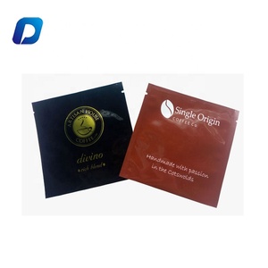 공장가 열접착 미니 알루미늄 호일 파우치 3면 실링 커피 사쉐 포장용 백 - Product Image 3