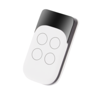 Télécommande sans fil RF 433 MHz à 4 boutons YET2201, type D6, clonage de code, ouvre-porte, certifiée CE ROHS