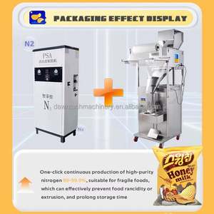 เครื่องบรรจุภัณฑ์อัตโนมัติเต็มรูปแบบสำหรับบรรจุมันฝรั่งทอดและขนมขบเคี้ยวพร้อมระบบเติมไนโตรเจน - Product Image 4