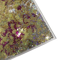 Offre Spéciale couverture de carnet de notes à reliure en PVC transparent personnalisé avec paillettes