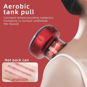Rechargeable Heating Vacuum Cupping Equipment Smart Therapy <b>Massager</b> <b>Machine</b> With 12 Gears Infrared Electric Cupping - Product Image 2