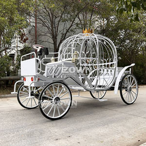 รถม้าแต่งงานซินเดอเรลล่าจัดงานแต่งงานยุคใหม่รถม้าฟักทอง - Product Image 3