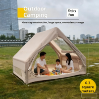 Vente en gros Portable Gonflable Air Tente Confortable Sûr Oxford Toile Tissu Grand Espace Étanche Pique-Nique Camping Offre Spéciale