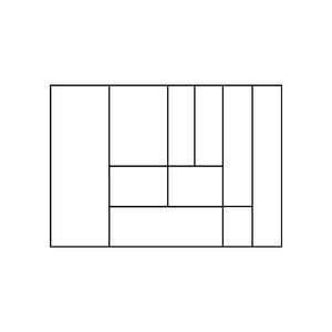 Raaco Caja de componentes CarryLite 55 4x8-10 W337xD278xH57 mm 10 compartimentos azul - Product Image 2