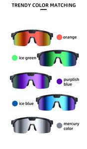 Lunettes <span class=keywords><strong>de</strong></span> soleil connectées Q01 V821 avec IA, photographie mains libres, traduction en 100 langues, réduction <span class=keywords><strong>de</strong></span> bruit ENC <span class=keywords><strong>pour</strong></span> le cyclisme et la course à pied - Product Image 5