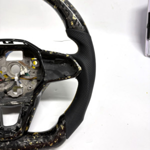 Volante de Fibra de Carbono Forjado para <span class=keywords><strong>VW</strong></span>/Volkswagen Golf 8 MK8 Passat Touareg Tiguan Polo GTD MK7 MK6 R-Line CC Jetta - Product Image 5