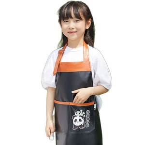 Delantal Infantil de Cuero Sintético Impermeable, Suave, para Arte, Cocina, para Niños y Niñas, con Diseño de Panda - Product Image 2