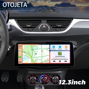 Lecteur vidéo de voiture Android 13 avec écran de 12,3 pouces, autoradio 2Din, stéréo pour Opel Corsa E 2014 2015 2016 2019, GPS, multimédia, Carplay, unité principale - Product Image 1