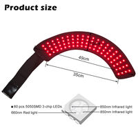 Botte de thérapie par lumière rouge pour sabots de cheval, 80 LED 5050SMD à 3 puces, 660nm 850nm, batterie intégrée, modes pulsés