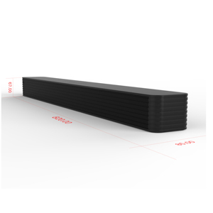 Barra de Sonido Bosee de 64W con Audio Cristalino, Control Táctil y Remoto, Cubierta de Malla Metálica Brillante y Mate, Diseño Bosee - Product Image 6