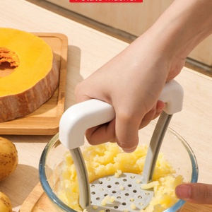 Custom Portable Stainless Steel Kitchen Tools Creative Garlic Crusher Potato Ricer Masher <b>Press</b> Machine Household <b>Fruit</b> - Product Image 2