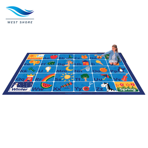 Tapete de Juego Educativo Personalizado con Base Antideslizante y Letras del Abecedario para Niños, Juego Escolar, Actividades de Aprendizaje para Niños Pequeños - Product Image 1