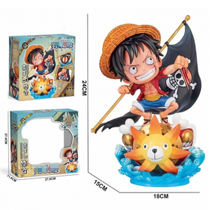 Figurine d'action Luffy HESPER 23cm One Piece, Figurine Luffy au chapeau de paille, Figurine PVC Monkey D. Luffy, Statuette Jouet - Product Image 3