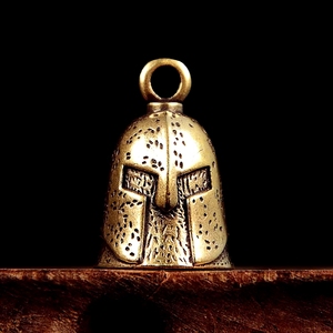 Porte-clés en laiton artisanal <span class=keywords><strong>vintage</strong></span> en forme de cloche de <span class=keywords><strong>casque</strong></span>, idéal pour l'art et les objets de collection (vente en gros) - Product Image 5