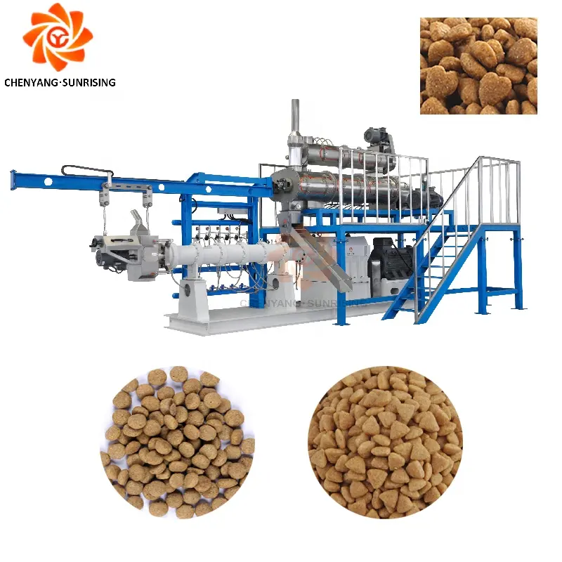 Full Automatic CE Certificate Dog Food Extruder Pet Food Processing Machines Pet Food Machine