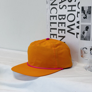 Mũ lưỡi trai trơn nhanh khô, kiểu dáng đơn giản, màu trơn, không cấu trúc, có dây điều chỉnh phía sau - Product Image 4