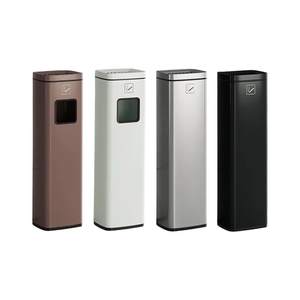 Poubelle commerciale de luxe légère en acier inoxydable grande capacité pour hôtel, bureau, salle de bain, meuble-lavabo, pilier - Product Image 2