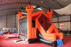 WINSU - Castillo Inflable Grande de PVC con Certificación CE, Resistente al Fuego y al Agua, Fácil de Instalar, Ideal para Halloween - Product Image 6