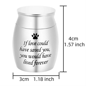 תעודת ce ניתן להתאמה אישית מחמד ג 'ד זהב לבן כחול חתול ארון זיכרון חתול - Product Image 3