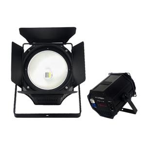 AICPOSE Luz LED COB Par DMX de 200W de Alta Calidad con Barndoor, Blanco Frío y Cálido, Gran Zoom, para Escenario - Product Image 1
