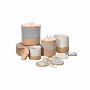 Pot de bougie en céramique gravé de conception moderne originale, pot de bougie pour décor de fête de mariage à la maison, vente en gros - Product Image 1