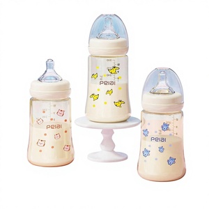 Biberón PPSU de Gran Capacidad para Bebés de 0+ Meses, Recién Nacidos, 300 ml, Boca Ancha, Apto para <span class=keywords><strong>Microondas</strong></span>, Resistente a Caídas y Altas Temperaturas - Product Image 1