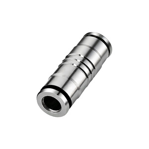 <b>Quick</b> Coupler Copper Plated Nickel Pneumatic <b>Connector</b> Straight Type Industrial Use - Product Image 1