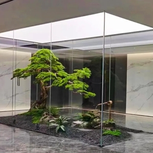 Grand Bonsaï Unique en Cèdre Japonais, Magnifique Arbre d'Olivier Artificiel en Plastique, Grand Arbre Banyan - Product Image 1