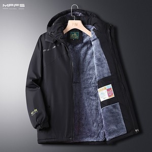 Giacca Bomber ROMON di Alta Gamma per <span class=keywords><strong>Uomo</strong></span>, Primavera Autunno Inverno, Foderata in Pile, Calda Imbottitura in Cotone, Streetwear con Motivo a Cuori, <span class=keywords><strong>Cappotto</strong></span> da Papà - Product Image 6