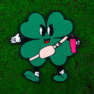 Toptan çevre dostu demir-on şönil ve Glitter nakış yamalar için özel renkler ile St. Patrick günü - Product Image 1