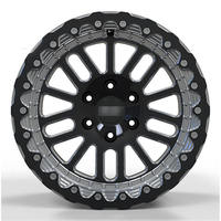 Jantes Beadlock en alliage d'aluminium forgé 5x120/6x139.7/5x114.3 PCD, neuves, tout-terrain, 40 mm ET 25 mm pour voiture