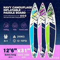 Planche de surf gonflable personnalisée, planche de paddle portable pour la location dans les stations balnéaires