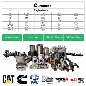ISC QSC 6CT 6CTA 6C 8.3 motore originale ricostruzione pezzi di ricambio cilindro fodera <span class=keywords><strong>Kit</strong></span> di riparazione revisione per Cummins - Product Image 6
