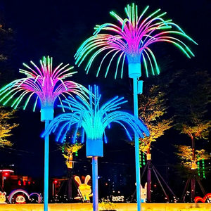 ไฟ LED แบบไดนามิก RGB รูปแบบดอกไม้ไฟ สำหรับตกแต่งห้างสรรพสินค้า ลานกิจกรรม และงานแสดงในช่วงเทศกาล - Product Image 1