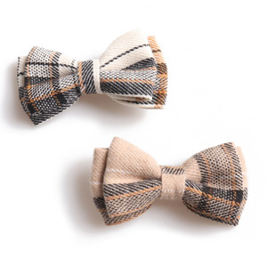 Nuevo <span class=keywords><strong>Collar</strong></span> para Mascotas, Conjunto Británico de Dos Piezas con Lazo, Pañuelo Triangular y Campana, Cierre con Hebilla y Patrón a Cuadros, <span class=keywords><strong>Collar</strong></span> para Gatos - Product Image 4