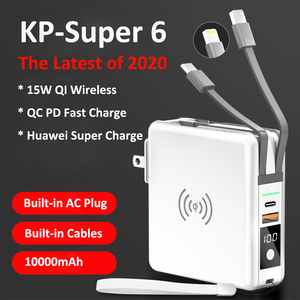 Portatile 5 in 1 <span class=keywords><strong>Mag</strong></span> 15000mAh caricatore Wireless 10000mAh Power Bank 22.5W PD adattatore USB Business Travel Companion Display - Product Image 3