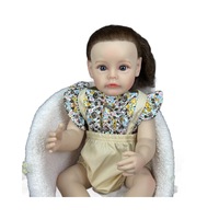 Poupée Reborn réaliste Sunnyfan 55 cm en vinyle souple, jouet de simulation pour enfants, cadeau d'anniversaire transfrontalier