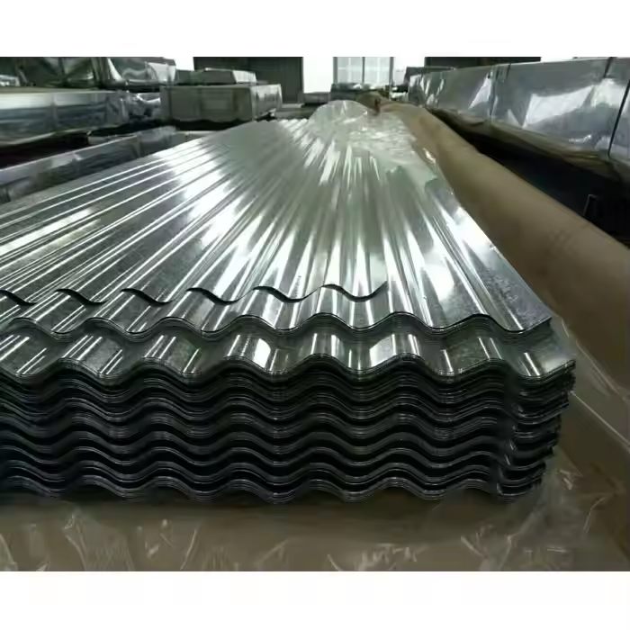 High-quality 0.5mm Corrugated Galvanized Sheet Guardrail Plate For Roof Metal Composite Panel, Certificate EN Cutting Available