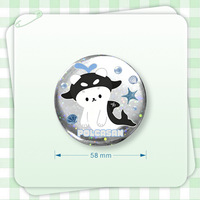 Broches en fer blanc mignonnes de haute qualité, style INS, impression HD, badges double flash, ornements pour sacs, CP GMMTV Thaïlande, AVOCEAN Jummo Gift