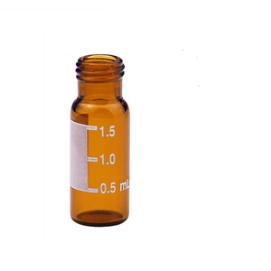 8mm 9mm <span class=keywords><strong>2mL</strong></span> Amberkleurige cilindrische glazen <span class=keywords><strong>vial</strong></span> met schroefdraad, transparante <span class=keywords><strong>HPLC</strong></span>-<span class=keywords><strong>vial</strong></span>, 9mm schroefdop, PTFE/silicone septum, temperatuurbestendig - Product Image 2