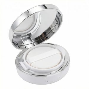 Hot Sale Portable Cosmetic air Cushion Box Plastic <b>Compact</b> <b>Powder</b> Case with Mirror - Product Image 1