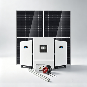 ชุดอุปกรณ์โซลาร์เซลล์สำเร็จรูป DC48V แรงดันต่ำ ระบบไฮบริด 12kW สำหรับที่อยู่อาศัย 120V/240V แบบแยกเฟส - Product Image 1