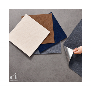 Carrelage Moquette Peel & Stick 20 Pièces 24x24'' Beige – Auto-collant Bricolage