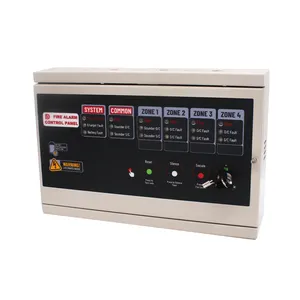 Sistema de detección y alarma de incendios 1/2/4 Zonas Paneles de control de alarma de incendio 110V Panel de control de sistema de alarma de incendio convencional