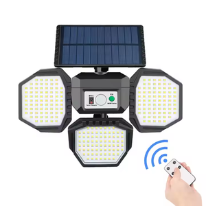 Ngoài trời vườn năng lượng mặt trời đèn 234 LED sử dụng trong sân nhà để xe IP65 không thấm nước năng lượng mặt trời cảm biến chuyển động điều khiển từ xa ánh sáng - Product Image 1