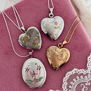Collier pendentif boîte <span class=keywords><strong>photo</strong></span> multi-formes rétro Zooying pour femme, en acier inoxydable gravé cœur, cadeau tendance, bijoux de mode - Product Image 2