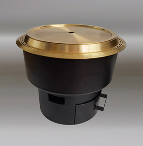 <span class=keywords><strong>Girarrosto</strong></span> giapponese In acciaio inox rame Hot Pot BBQ costruire nel tavolo gpl Gas BBQ Grill per il <span class=keywords><strong>ristorante</strong></span> BBQ - Product Image 5